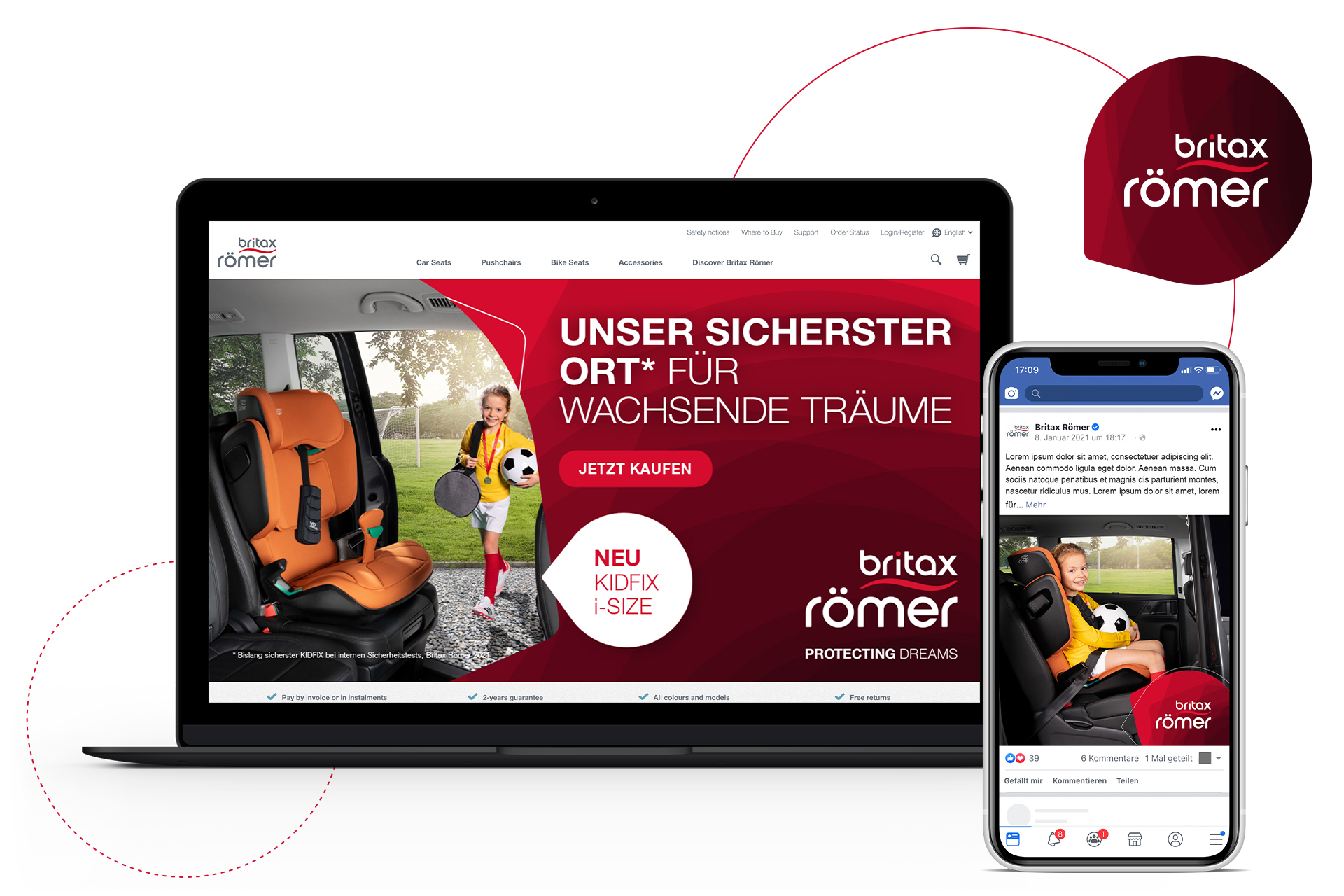 Britax Römer Onlinewerbemittel