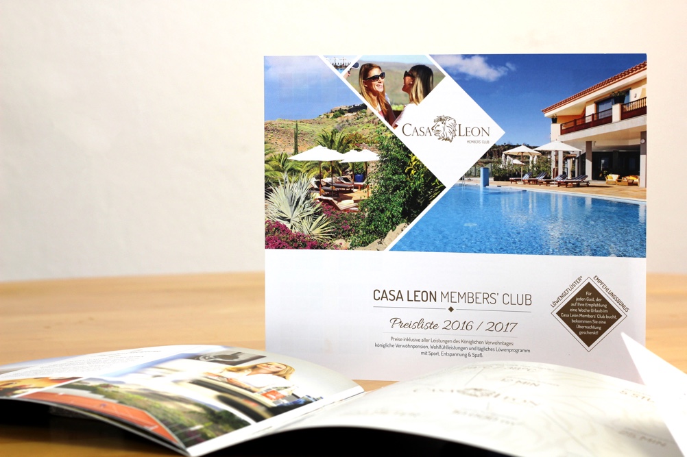 Imagebroschüre für Casa Leon