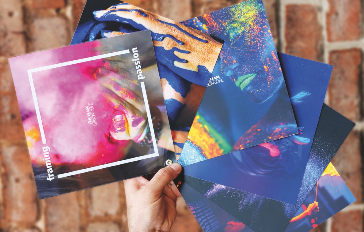 Vertriebsmaterial für Aicham Larson-Juhl GmbH