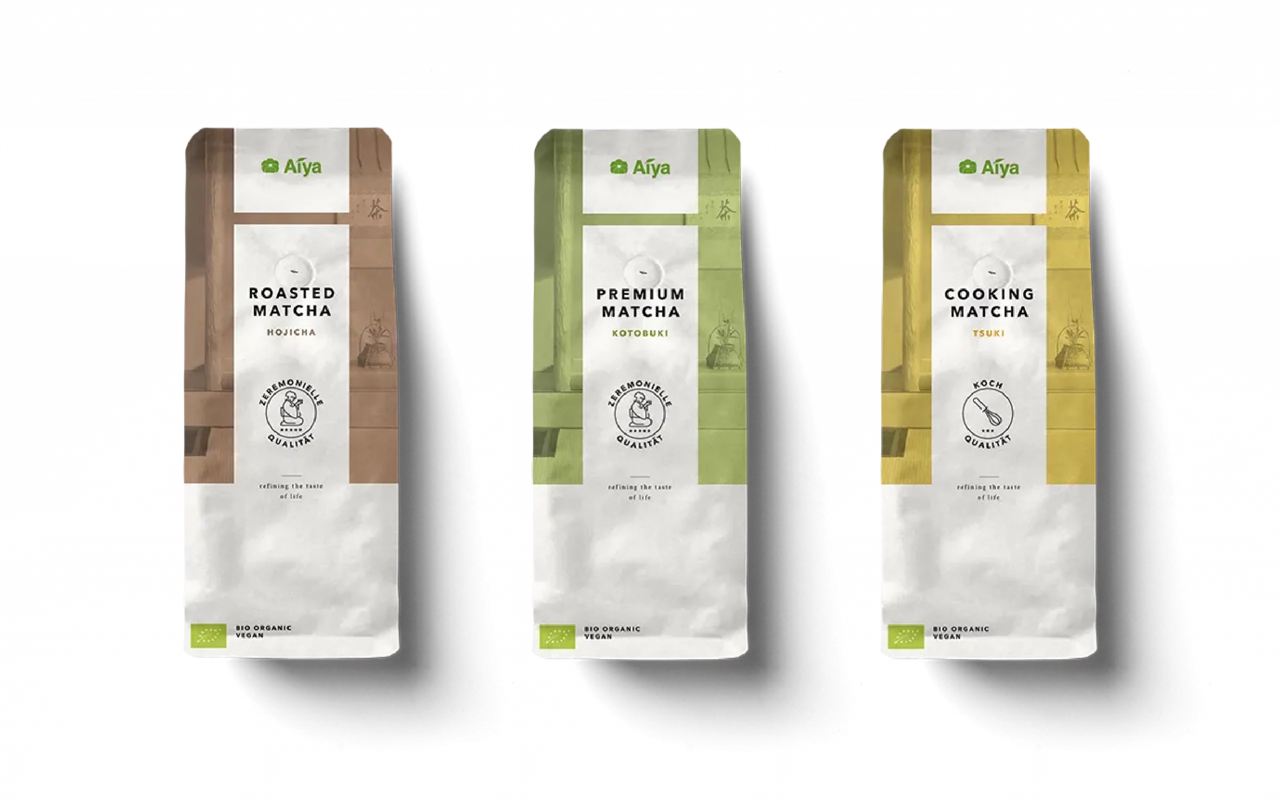 hejrockit-aiya-corporatedesign-m03 AIYA Matcha Corporate Design mit überarbeitetem Packaging und klarer Farbcodierung