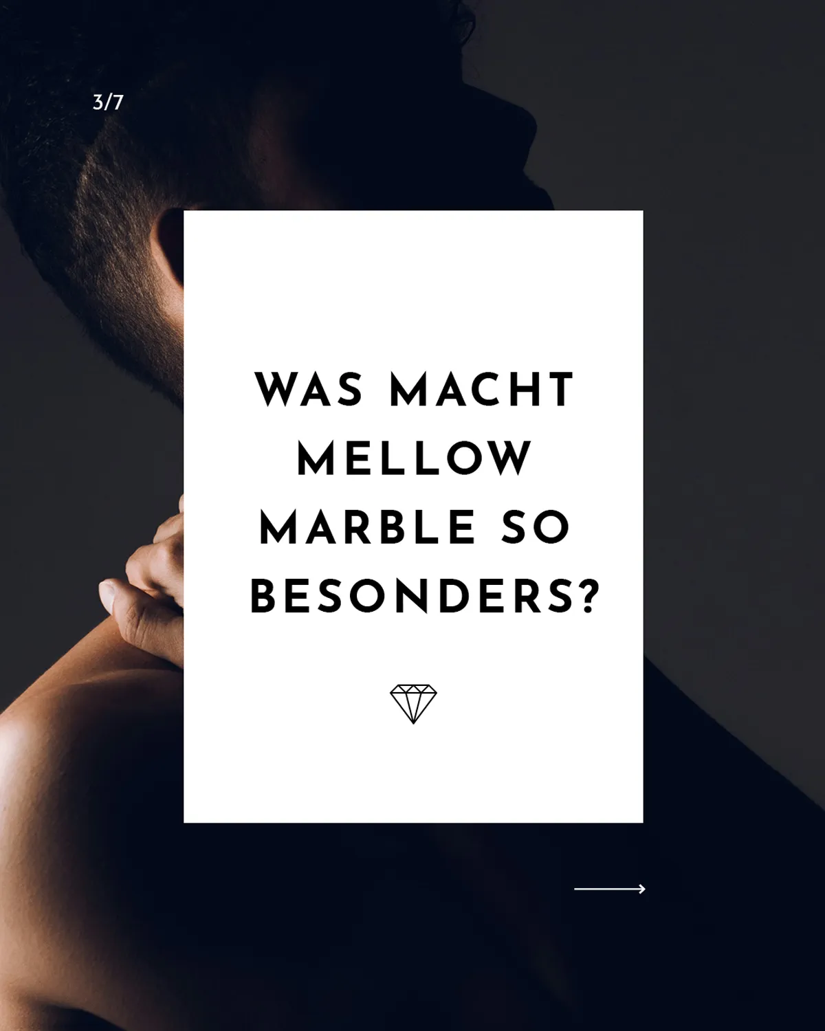 Better by Less Online Ads und Social Media mit Story-Slide zur Duftvariante Mellow Marble