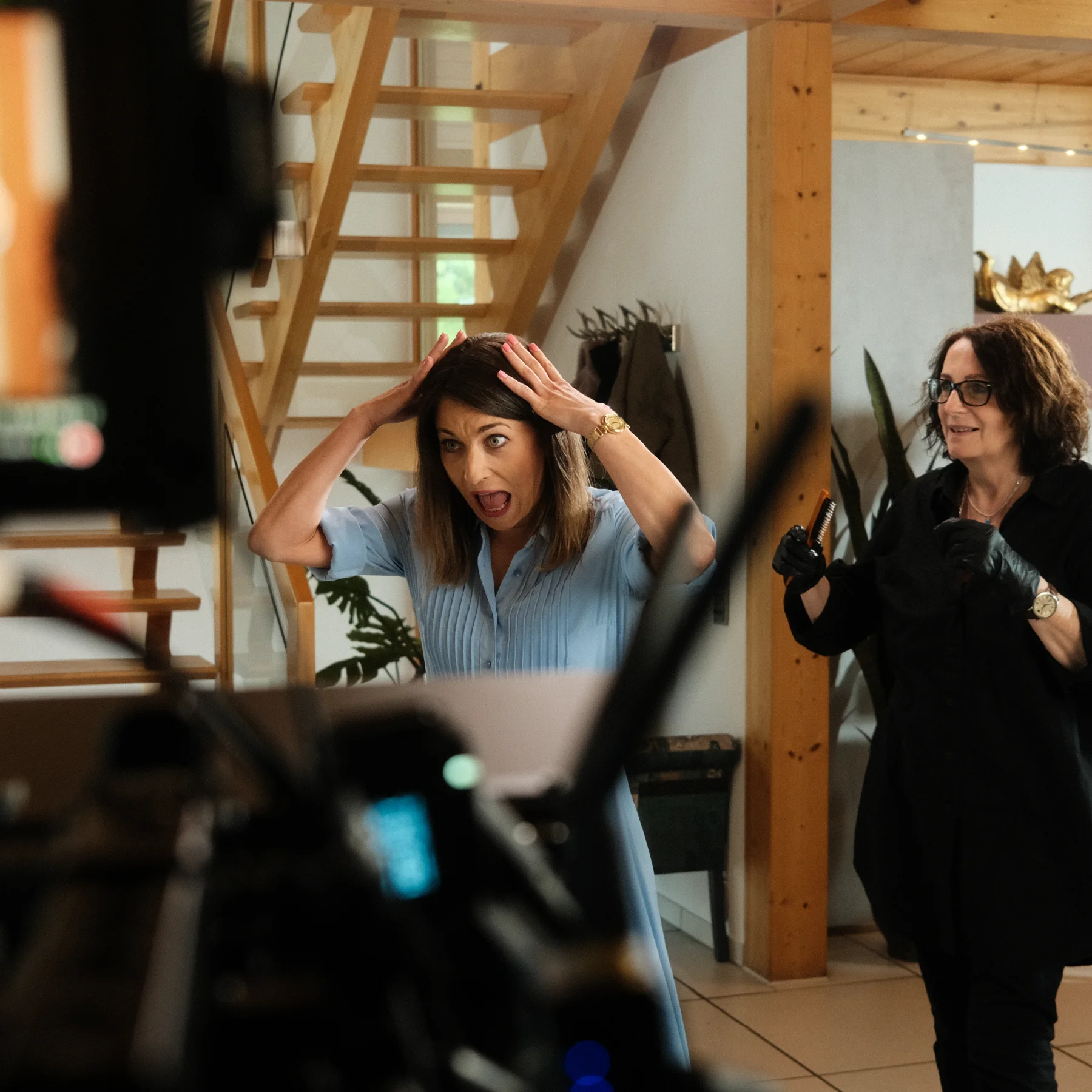Blick hinter die Kulissen der Müller Schulstart-Kampagne am Filmset