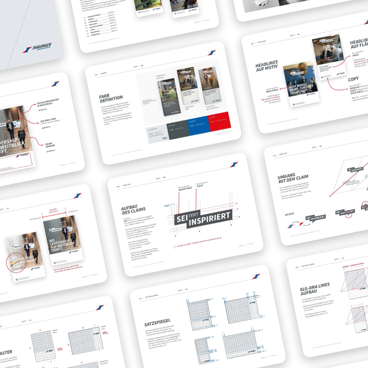Seifert Employer Branding Styleguide mit Gestaltungsregeln